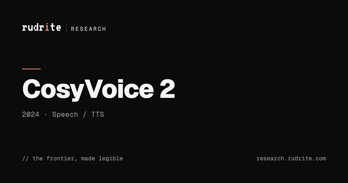 CosyVoice 2 — interactive visual explainer | Rudrite Research